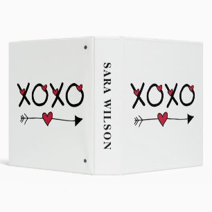 Classeur XOXO Saint-Valentin