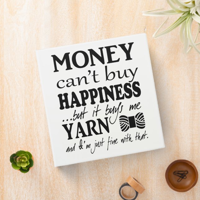 Classeur Yarn est le Motif de l'artisanat du bonheur Organi (In Situ)