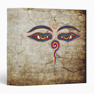 Classeur Yeux De Bouddha / Augen der Weisheit   antique