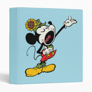 Classeur Yodelberg Mickey Chanter avec le bras vers le ha