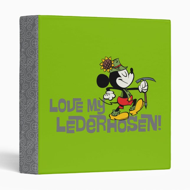 Classeur Yodelberg Mickey | Lederhosen (Devant/Côté)