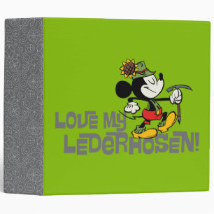 Classeur Yodelberg Mickey Lederhosen