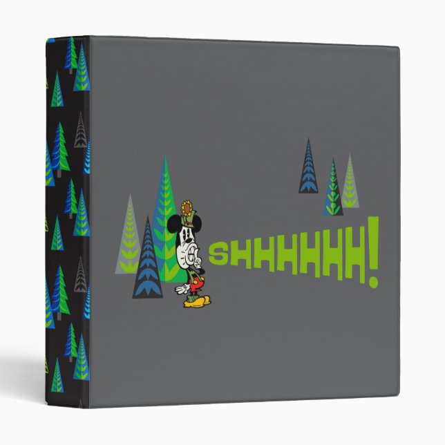 Classeur Yodelberg Mickey | Shh (Devant/Côté)
