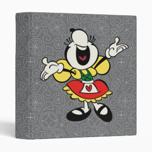 Classeur Yodelberg Minnie Chanter avec des bras vers le h