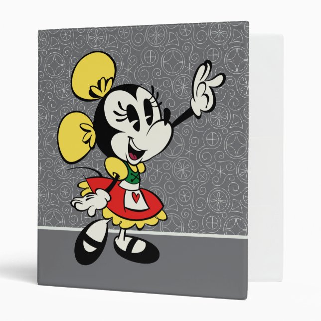 Classeur Yodelberg Minnie | Vague (Devant/intérieur)