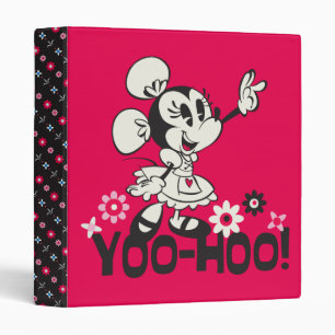 Classeur Yodelberg Minnie Vague noire et blanche