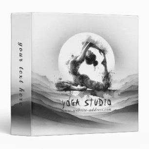 Classeur Yoga Reiki à une jambe King Pigeon Pose Aquarelle