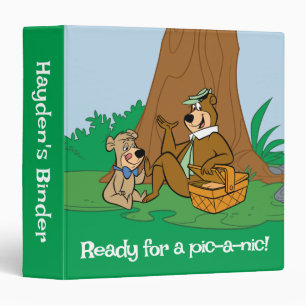 Classeur Yogi Bear et Boo-Boo pique-nique Snack