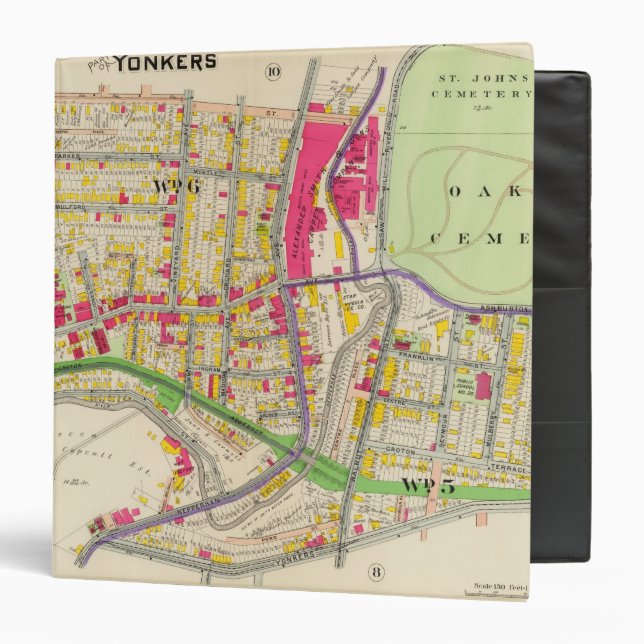 Classeur Yonkers New York Atlas (Devant/Intérieur)