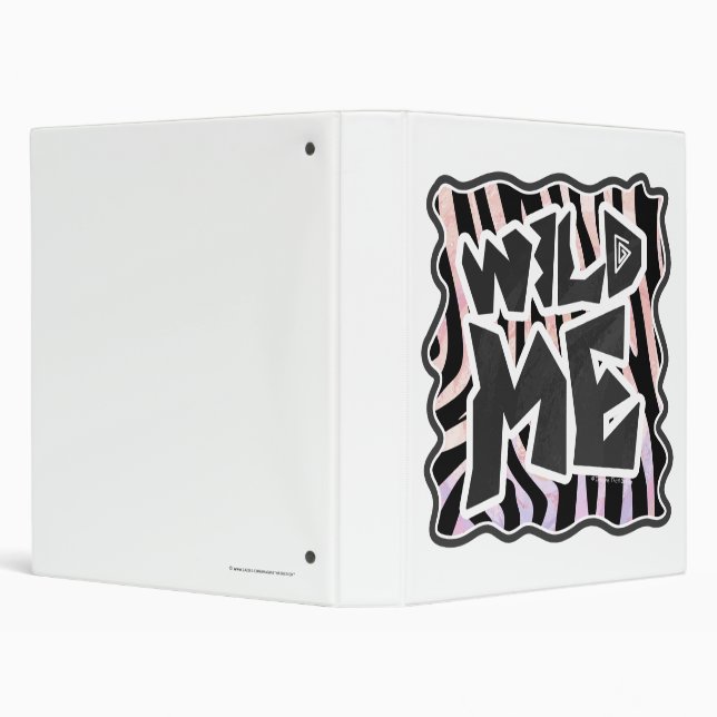 Classeur Zebra Black and Pink Wild me (Arrière-plan)