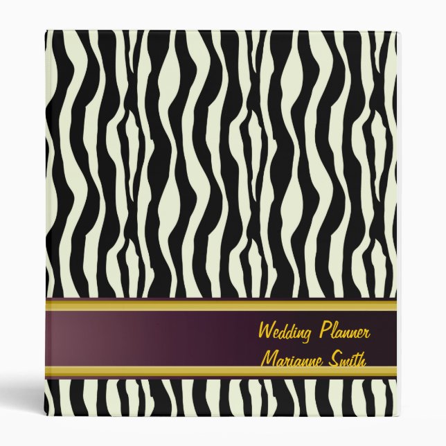 Classeur Zebra Stripes (Devant)