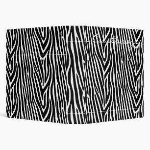 Classeur Zebra Stripes Motif Thunder_Cove