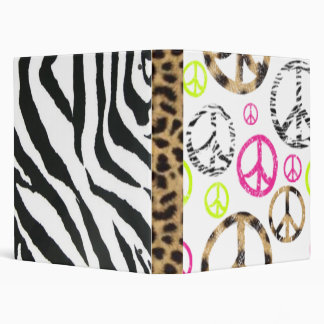Classeur zebracheetahprintpeace