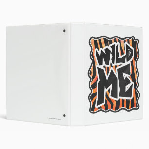 Classeur Zèbre de Black et Orange Wild Me