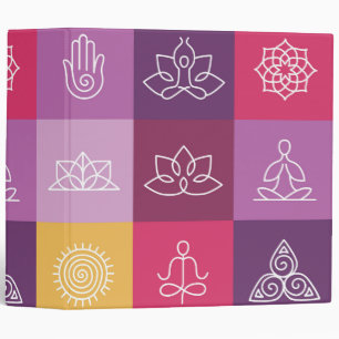Classeur zen, chakra, yoga, paix, ohm, tranquilty, lotus,