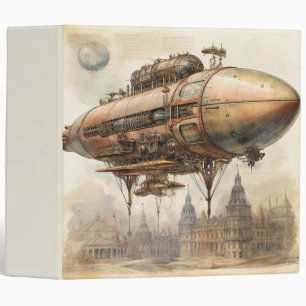 Classeur Zeppelin Steampunk vintage (12)