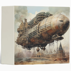 Classeur Zeppelin Steampunk vintage (2)