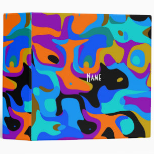 Classeur Zizzago Abstrait Multi Couleur Fun 2