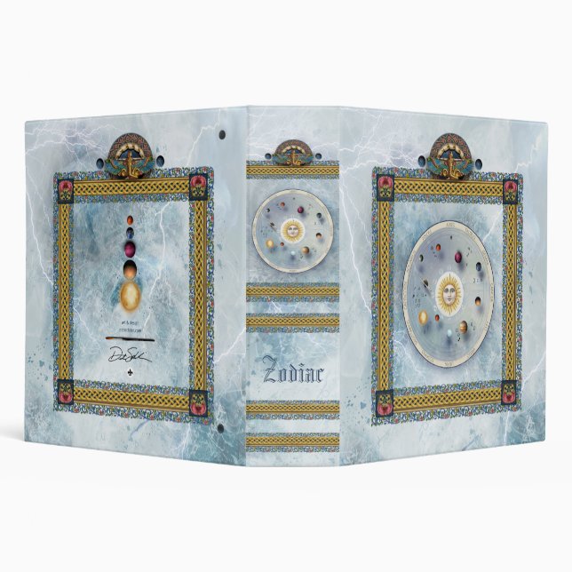 Classeur Zodiac Grimoire & Astrologie (Arrière-plan)