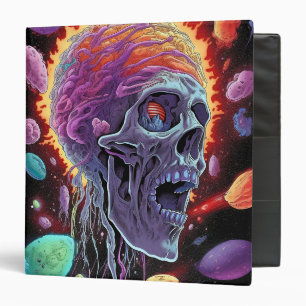 Classeur Zombie Crâne Créature Sci-fi Horreur Art