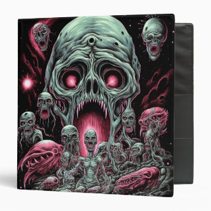 Classeur Zombie Créations Sci-fi Horror Art