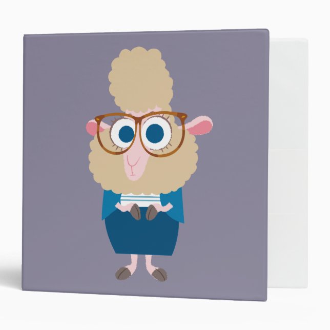 Classeur Zootopia | Maire adjoint Bellwether (Devant/intérieur)