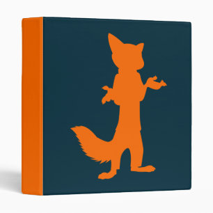 Classeur Zootopie Nick Wilde Silhouette
