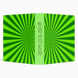 Classeurs d'art Abstrait rayé vert et citron vert