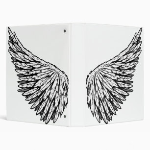 Classeurs d'art de vecteur des ailes de l'ange