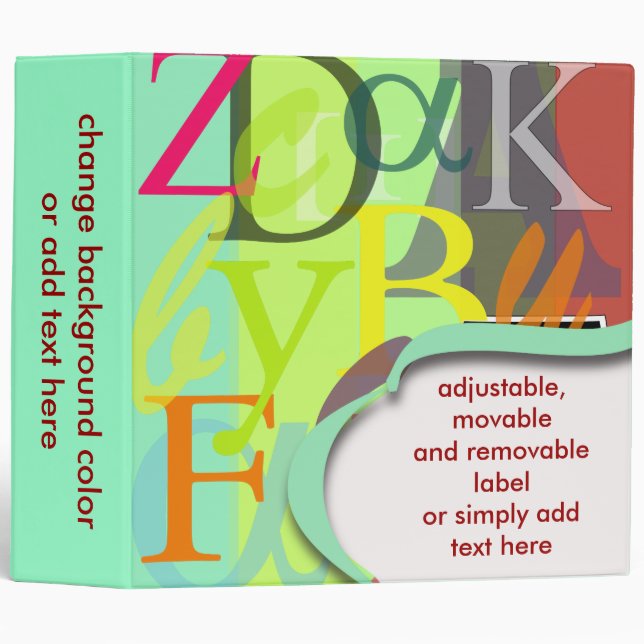 classeurs de l'école ABC (Devant/Côté)