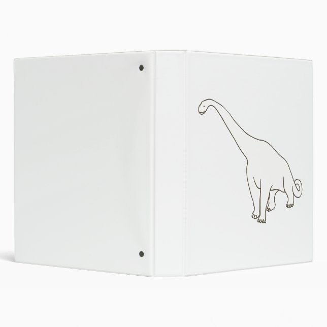 Classeurs d'école de dinosaure de brontosaure (Arrière-plan)