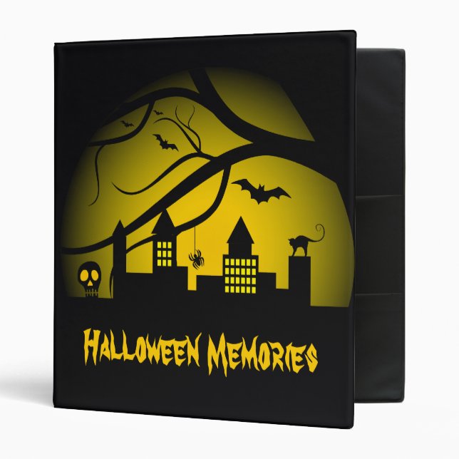 Classeurs d'Halloween (Devant/intérieur)