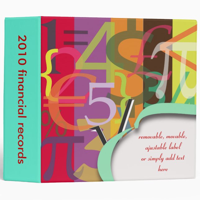 classeurs financiers, classeurs mathématiques cade (Devant/Côté)