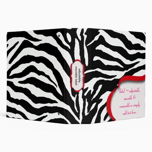 classeurs imprimés Zebra (Arrière-plan)