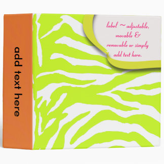 classeurs imprimés Zebra