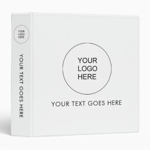 Classeurs Personnalisés Ajouter Votre Logo Texte I