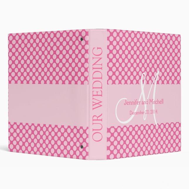 Classeurs roses de wedding planner de motif de (Arrière-plan)