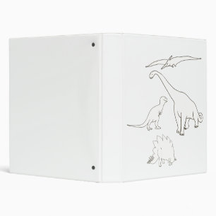 Classeurs scolaires de Dinosaures préhistoriques