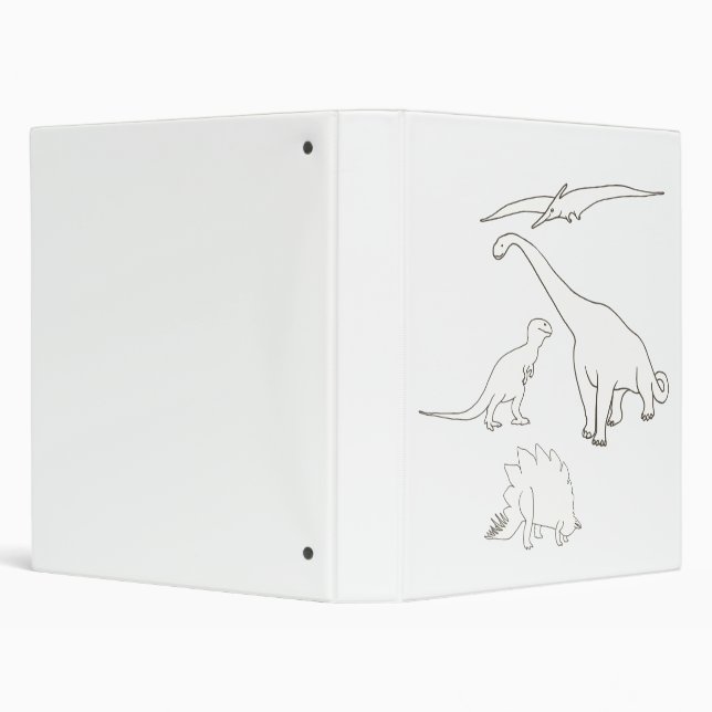 Classeurs scolaires de Dinosaures préhistoriques (Arrière-plan)