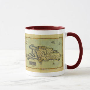 Classic 1823 Antiquarian Map of Hispaniola & Haiti Mug