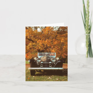 Classic 1928 Mercedes Benz Super Sport Card