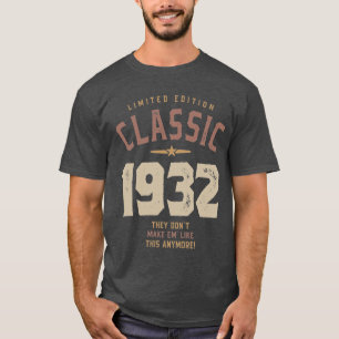Classic 1932 - 90th birthday Retro Vintage T-Shirt