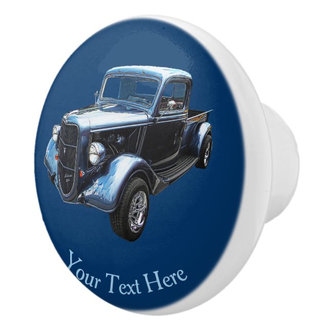 Classic 1937 Famous American Make Pickup Ceramic Knob (Right)