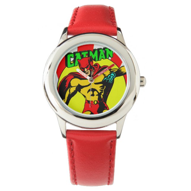 Classic 1940's Cat-Man Watch (Front)