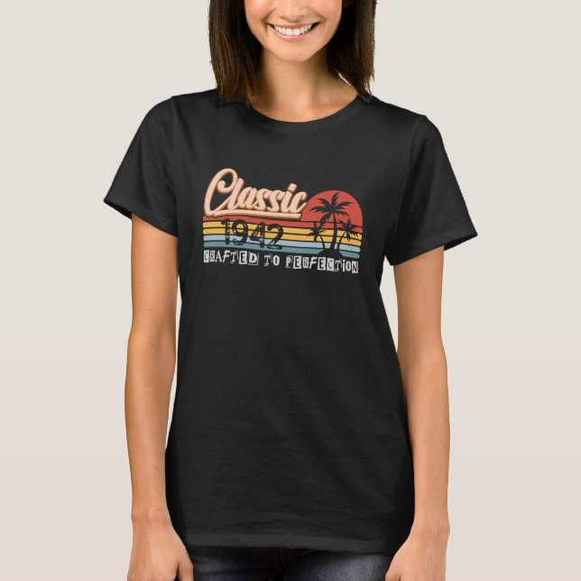 Classic 1942 Crafted To Perfection T-Shirt (Front)