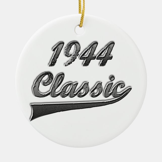 Classic 1944 ceramic ornament (Front)
