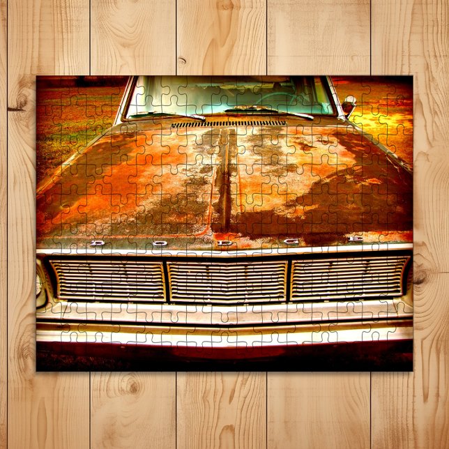 Classic 1966 Dodge Dart Rusted Car Jigsaw Puzzle (Creator Uploaded)