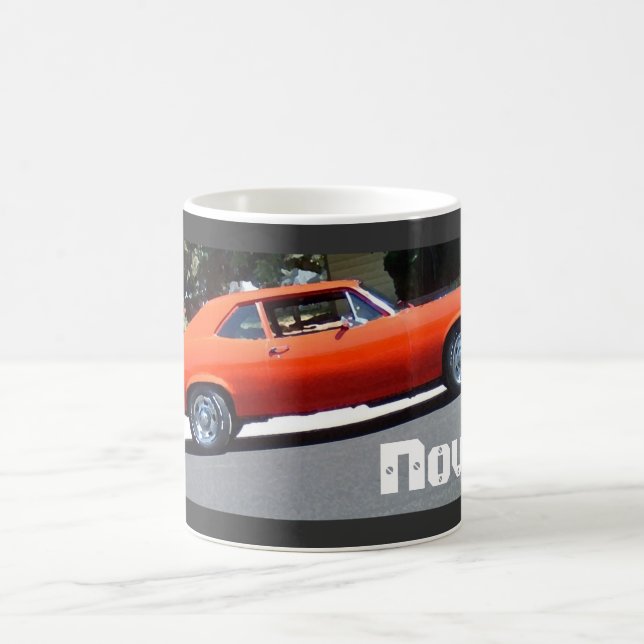 Classic 1972 Chevy Nova - Digital Art Mug (Center)
