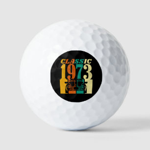 Classic 1973 51st Birthday Golf Balls