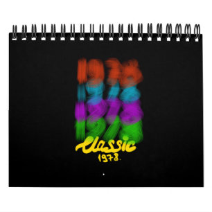 Classic 1973 calendar